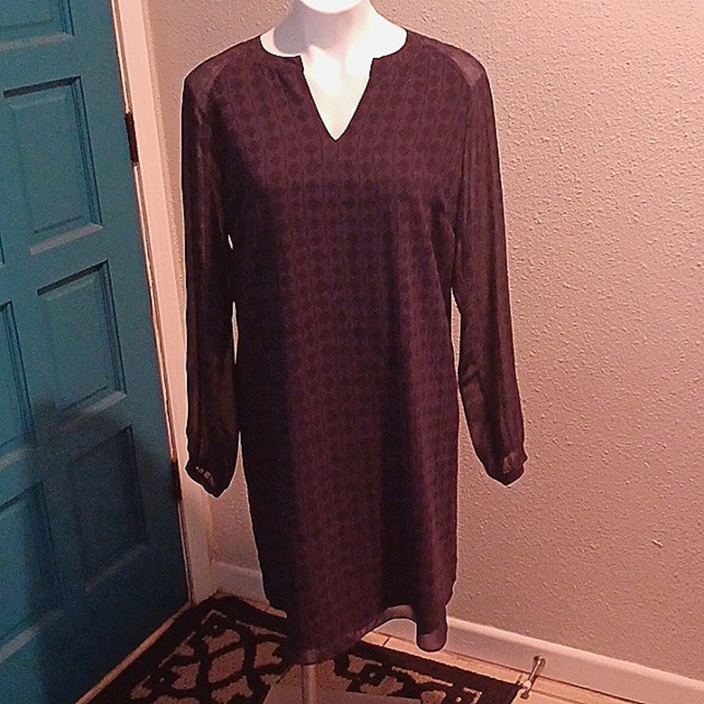 Draped Knee Length Dress